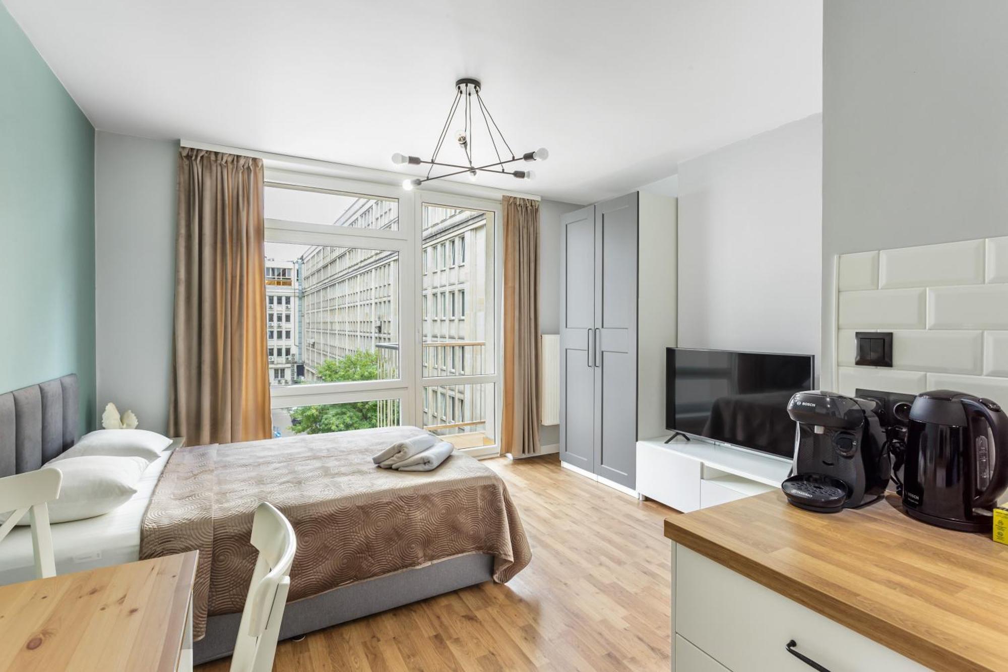 Charming Apartment In The City Center Varsovia Exterior foto